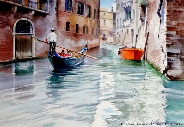 Леонид Афремов Венеция