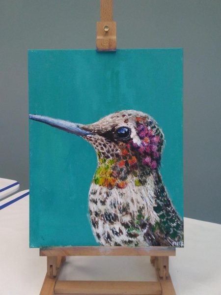 Птицы акриловыми красками