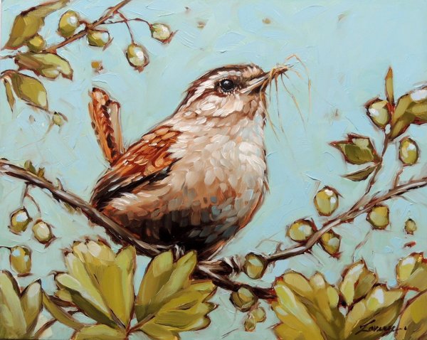 Андреа Лавери картины птицы