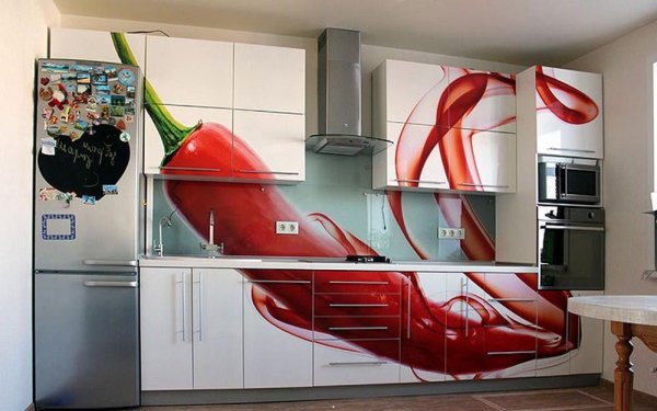 Аэрография на кухне