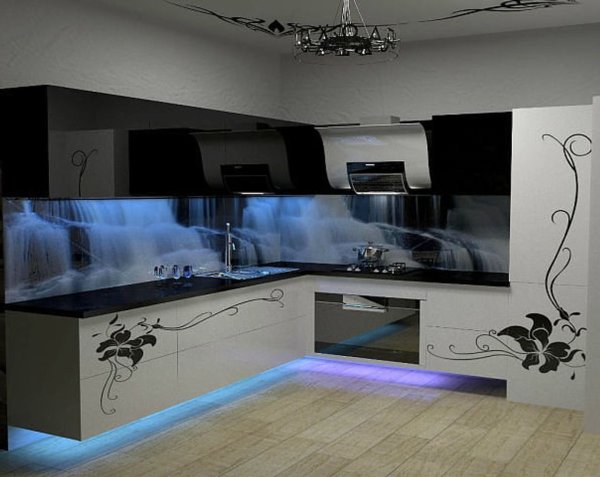 Фартук для кухонного гарнитура