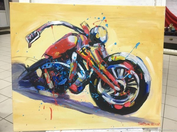 Что можно нарисовать на мотоцикле краской