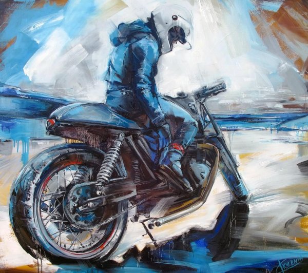 Картины с спортивными мотоциклами
