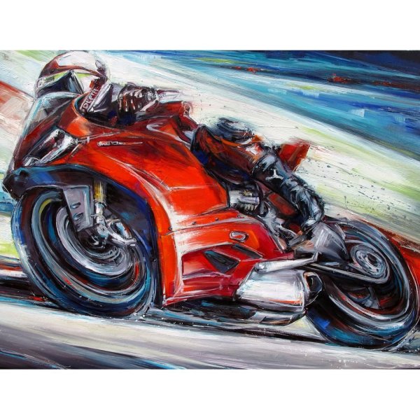 Картины маслом Харлей Дэвидсон