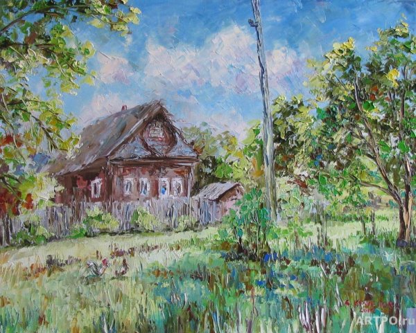 Сельская живопись художника Мазеева