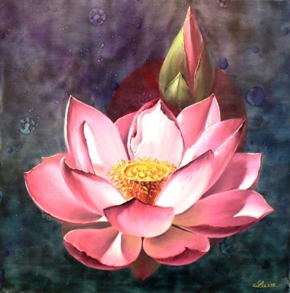 Лотус цветок арт