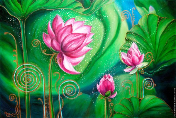 Картина Лотос