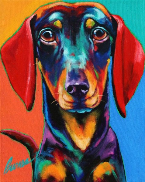 Такса акрилом