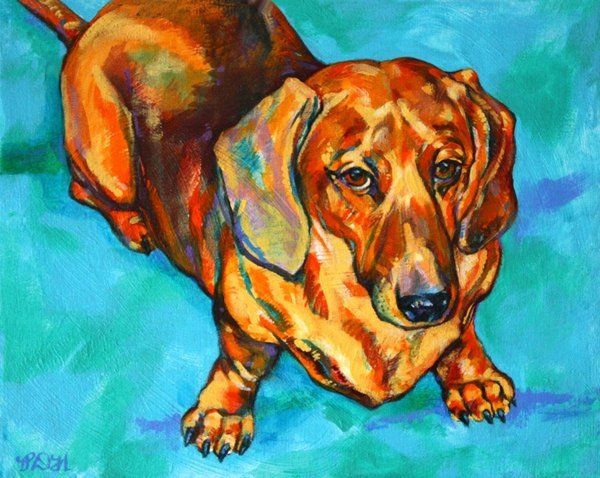 Такса рисунок