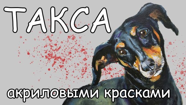 Такса как нарисовать ребенку легко