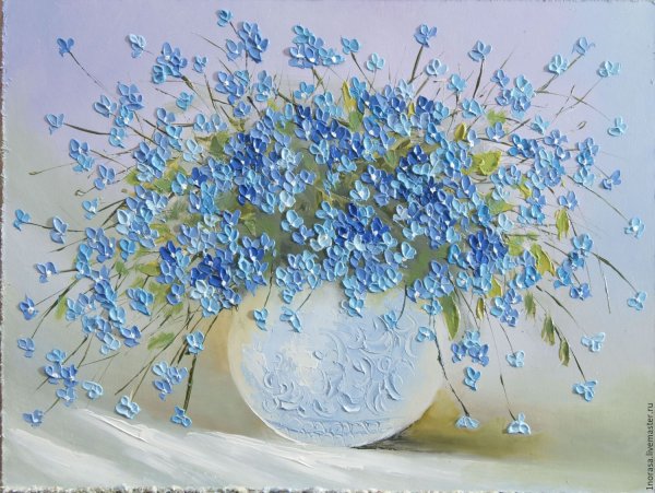 Незабудки в вазе