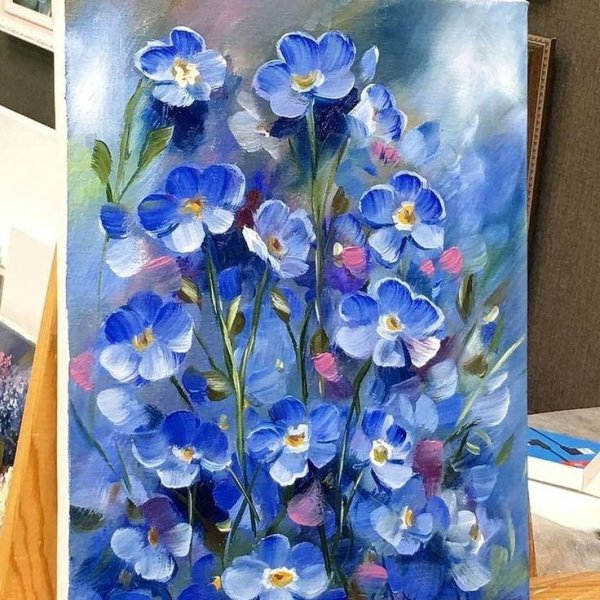 Картина незабудки