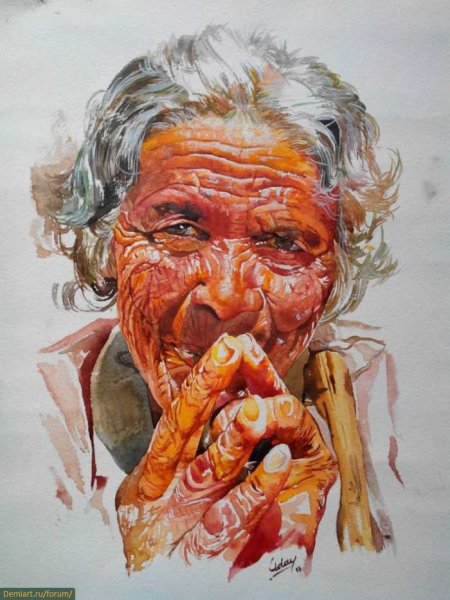 Акварель реализм