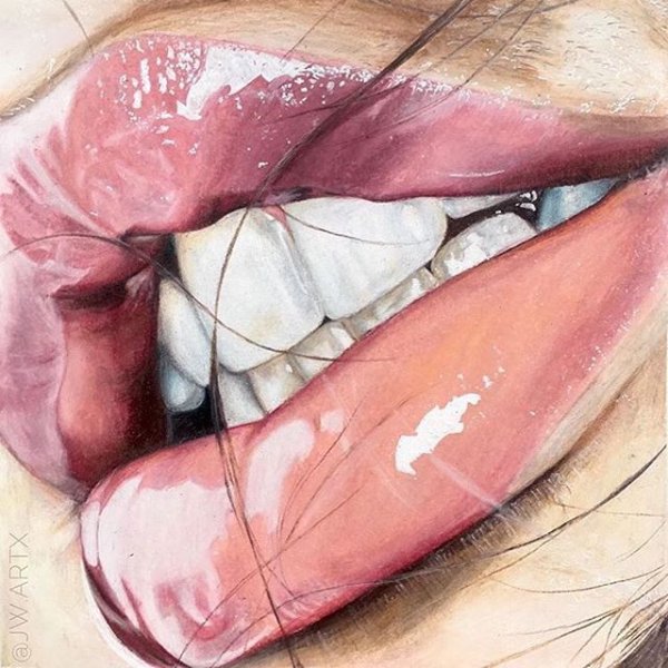 Губы арт
