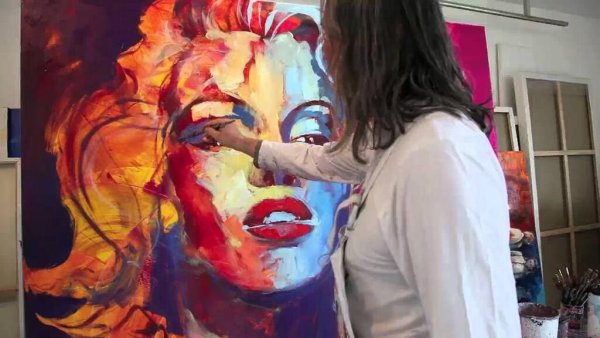 Спонтанный реализм Voka Мерлин Монро