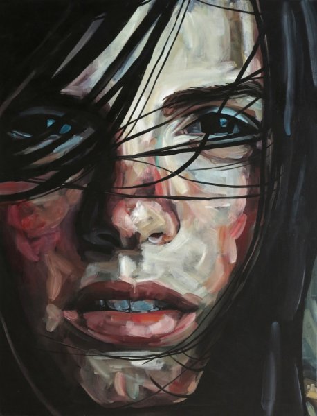 Рисование акрилом портрет реализм