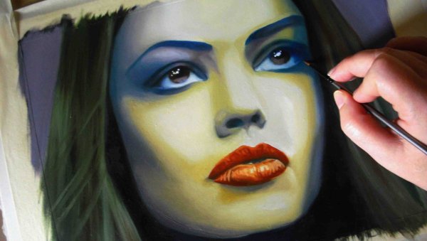 Картины акрилом реализм