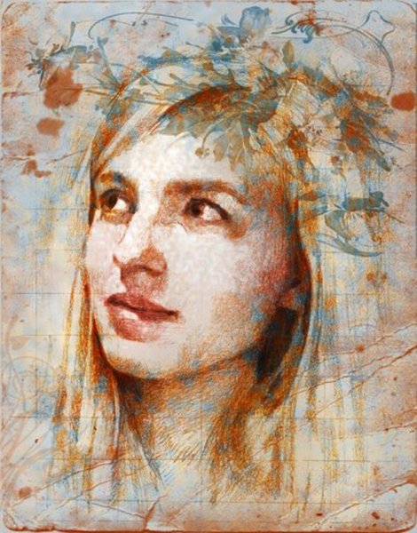 Рисование акрилом портрет реализм