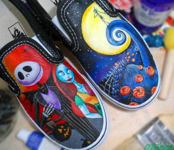 Расписные ботинки