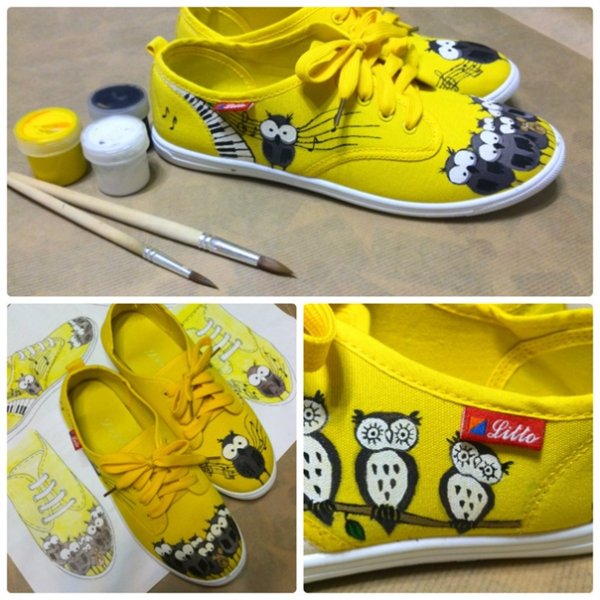 Разрисованные кеды