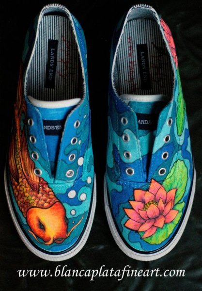 Разрисованная обувь