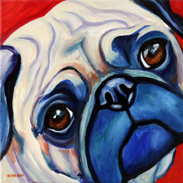 Мопсы в современном искусстве