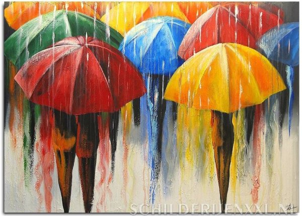 Зонтики в живописи