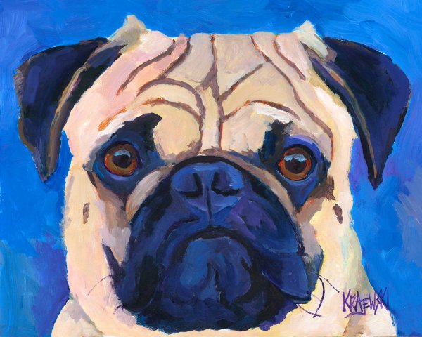 Мопс гуашью