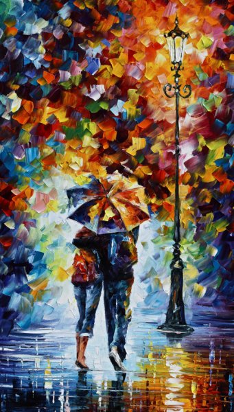 Художник Леонид Афремов двое