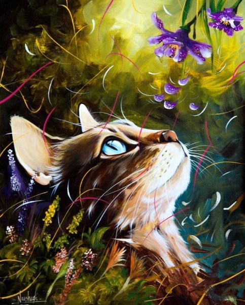 Картины с кошками