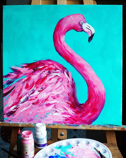 Рисование акриловыми красками для детей