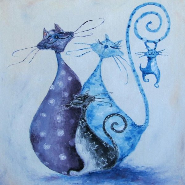 Картина два кота