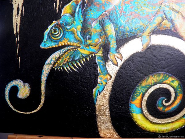 Декоративный хамелеон