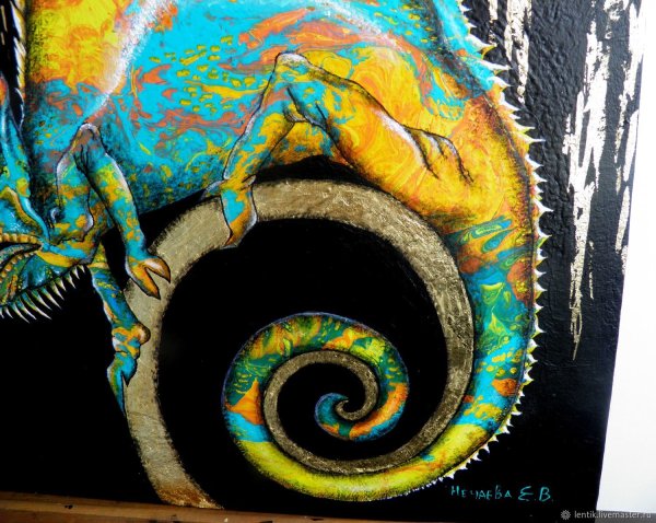 Креативные картины акрилом