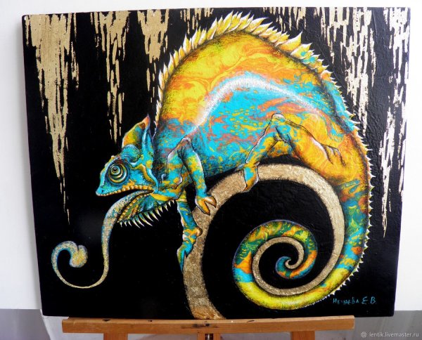 Интерьерные картины акрилом