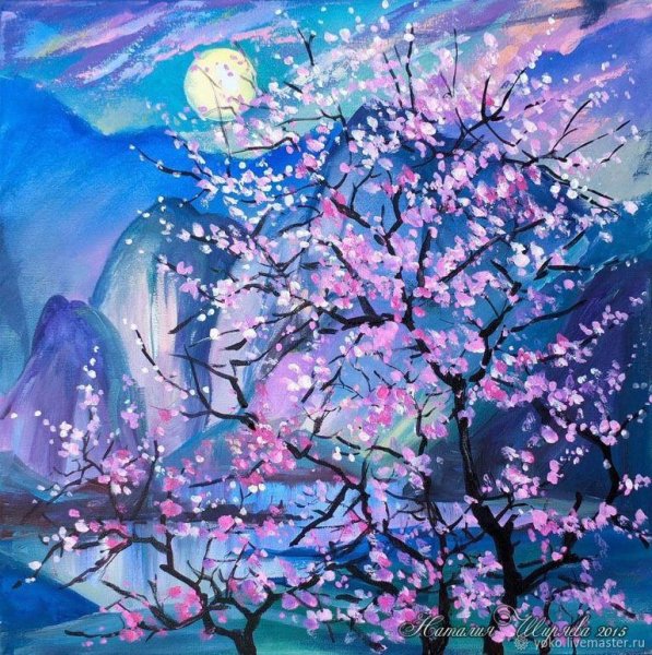 Сакура картина