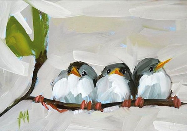 Анжела Моултон птички