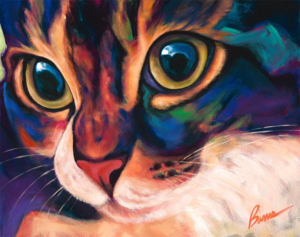 Животные акрилом