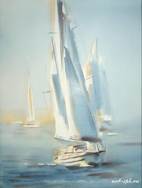 Яхты художник Кузема Константин