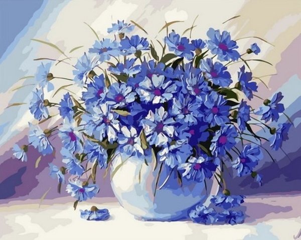 Букет в холодных тонах