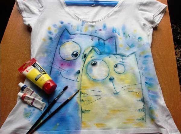Роспись футболок