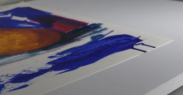 Глянцевый акрил на бумаге