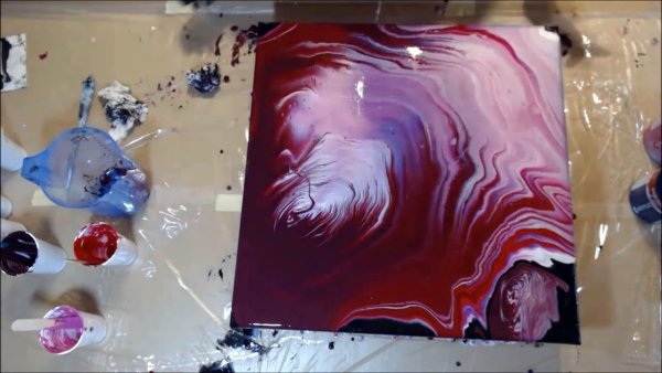 Блестящий акрил для рисования