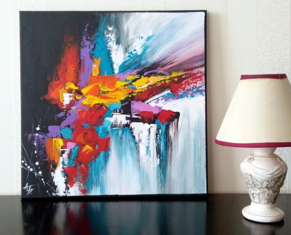 Интерьерные картины акрилом