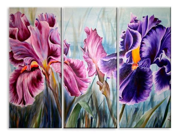 Ирис акрилом