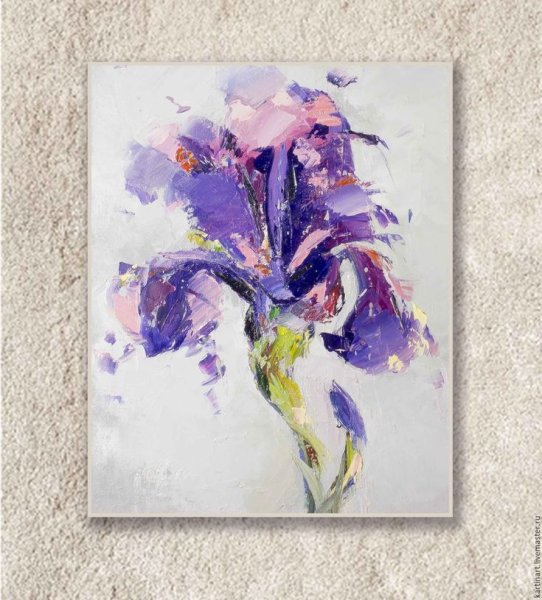 Ирисы в абстрактной живописи