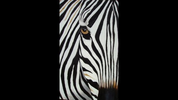 Две зебры мастер класс рисование акриловыми красками