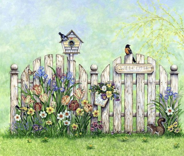 Сказочный забор