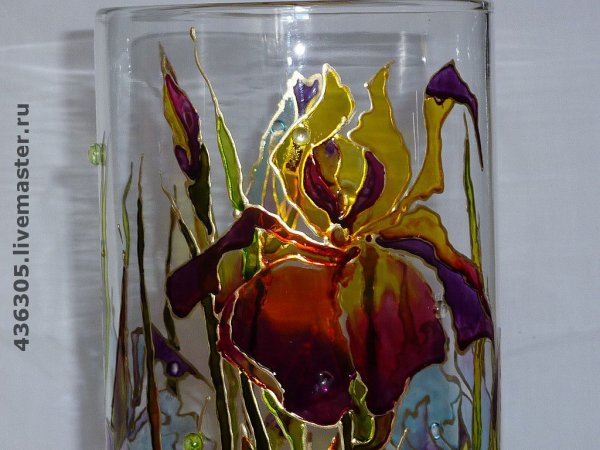 Стекло пастелью