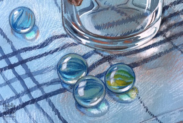 Контурный заливной витраж